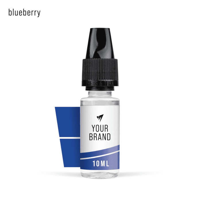 white label e-liquid blueberry flavour10ml freebase original