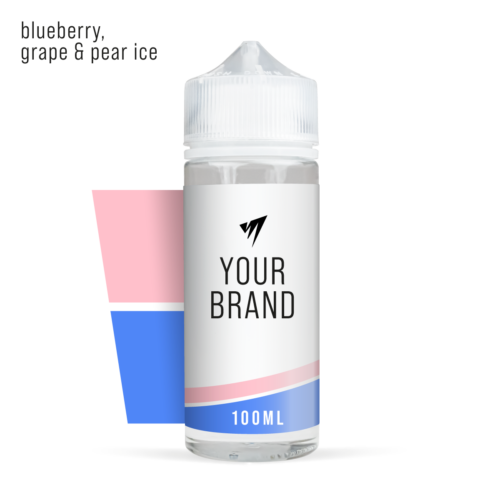 blueberry grape pear ice 100ml White Label Shortfill E-Liquid Raspberry from Vape Manufacturing UK