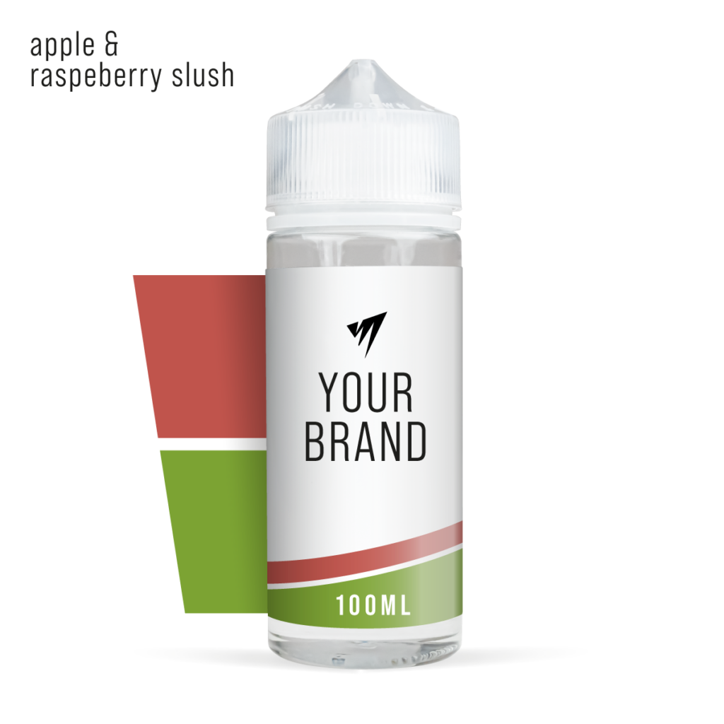 Apple & Raspberry Slush 100ml White Label Shortfill E-Liquid from Vape Manufacturing UK