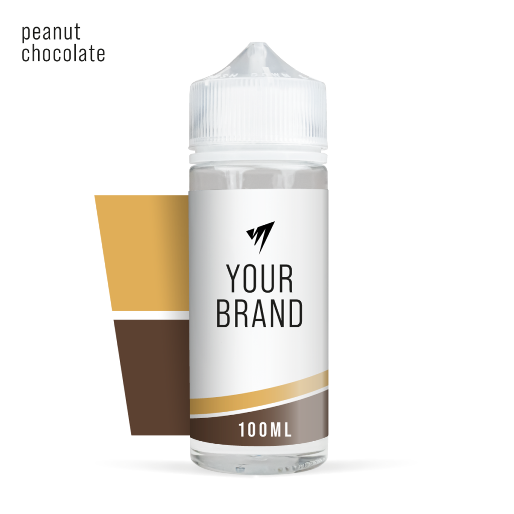 Peanut Chocolate 100ml White Label Shortfill E-Liquid from Vape Manufacturing UK