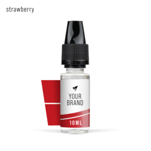 Strawberry 10ml freebase white label e-liquid
