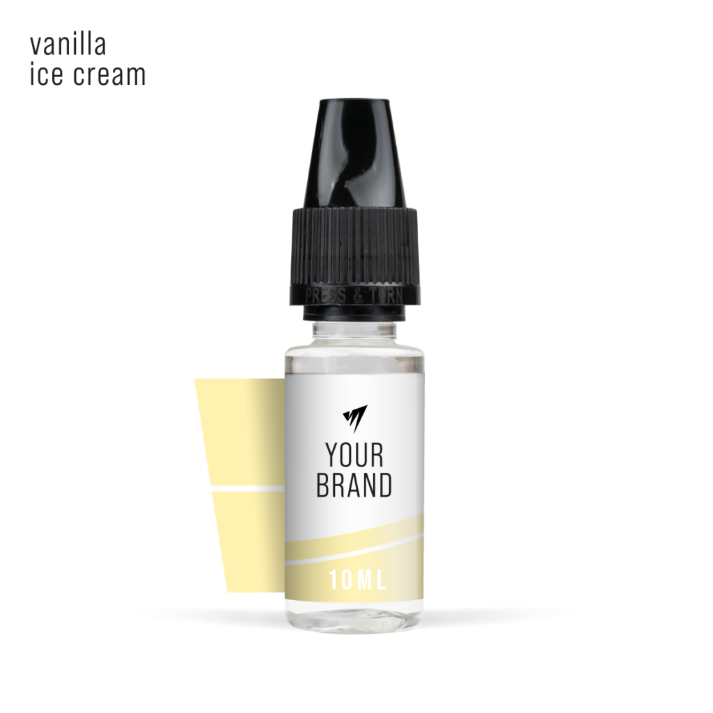 Vanilla Ice Cream 10ml freebase white label e-liquid
