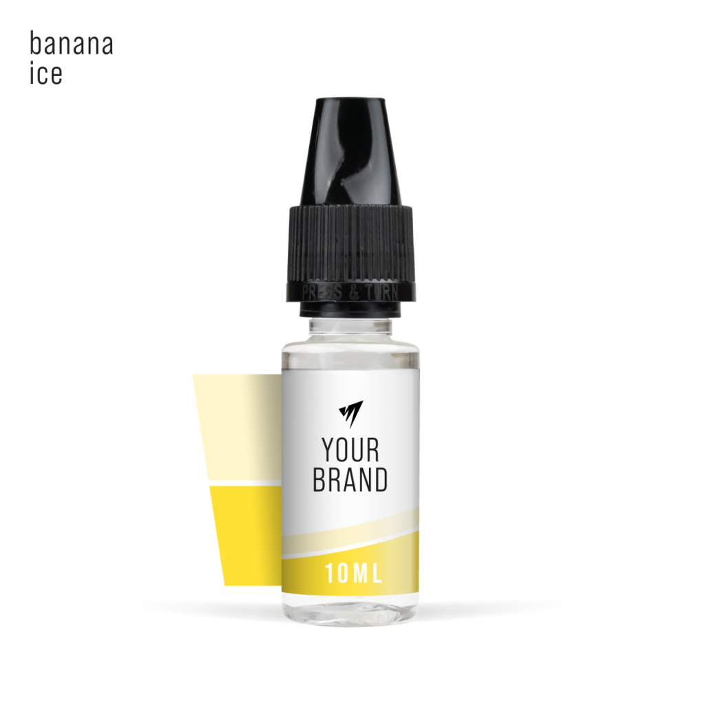 Banana Ice 10ml freebase premium white label e-liquid