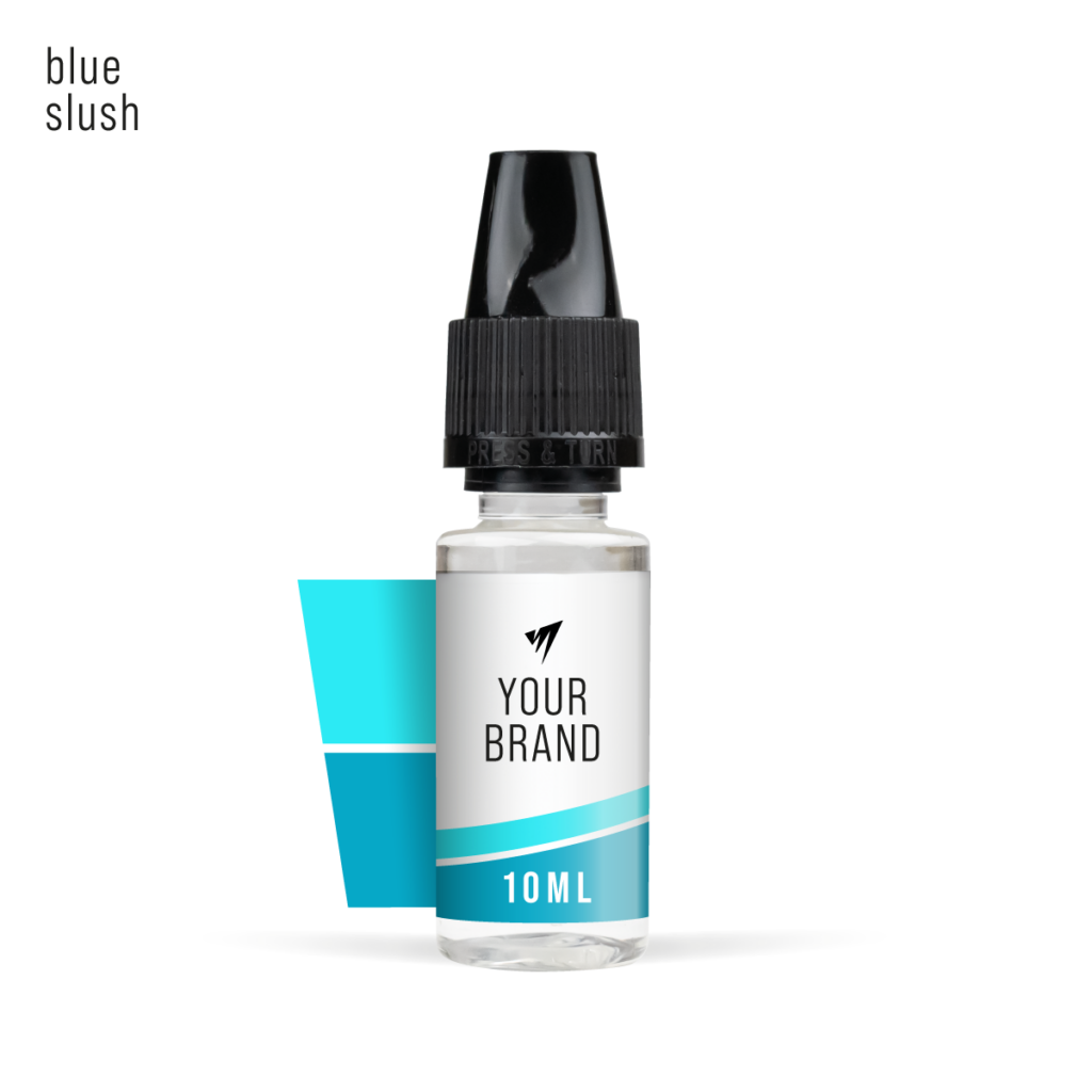 blue slush 10ml freebase white label e-liquid