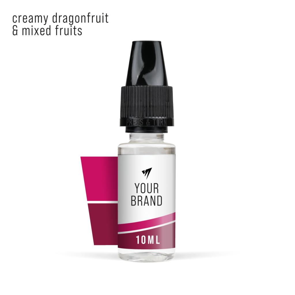 Creamy Dragonfruit & Mixed Fruits 10ml freebase white label e-liquid