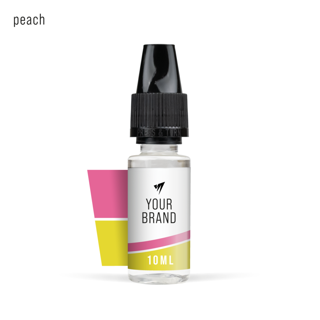 premium white label e-liquid Peach 10ml freebase