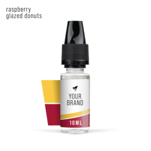 Raspberry Glazed Donuts 10ml freebase white label e-liquid