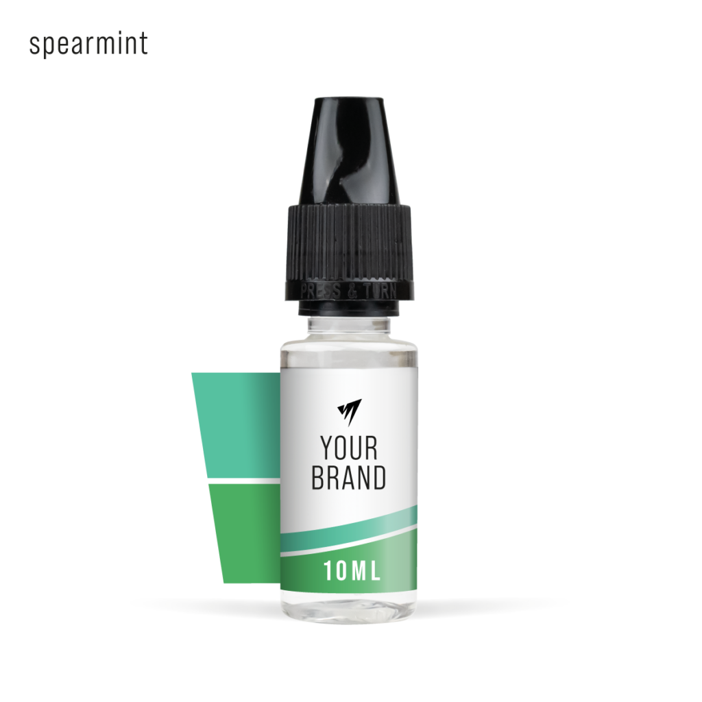 10ml premium white label e-liquid Spearmint freebase