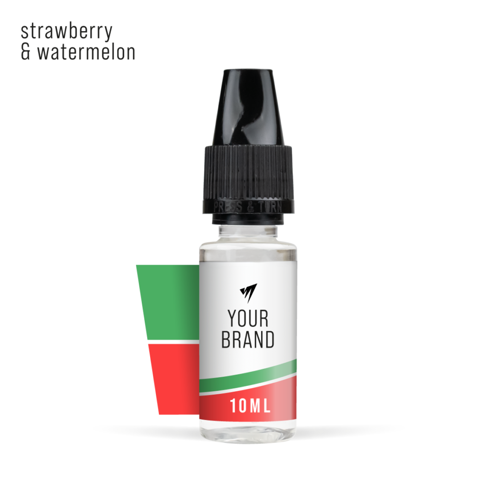 Strawberry & Watermelon 10ml freebase white label e-liquid