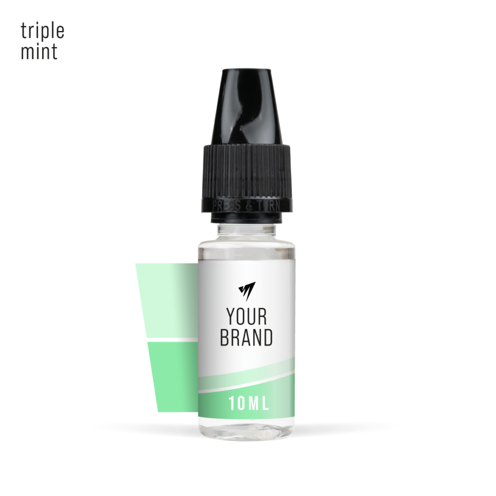Triple Mint 10ml freebase premium white label e-liquid