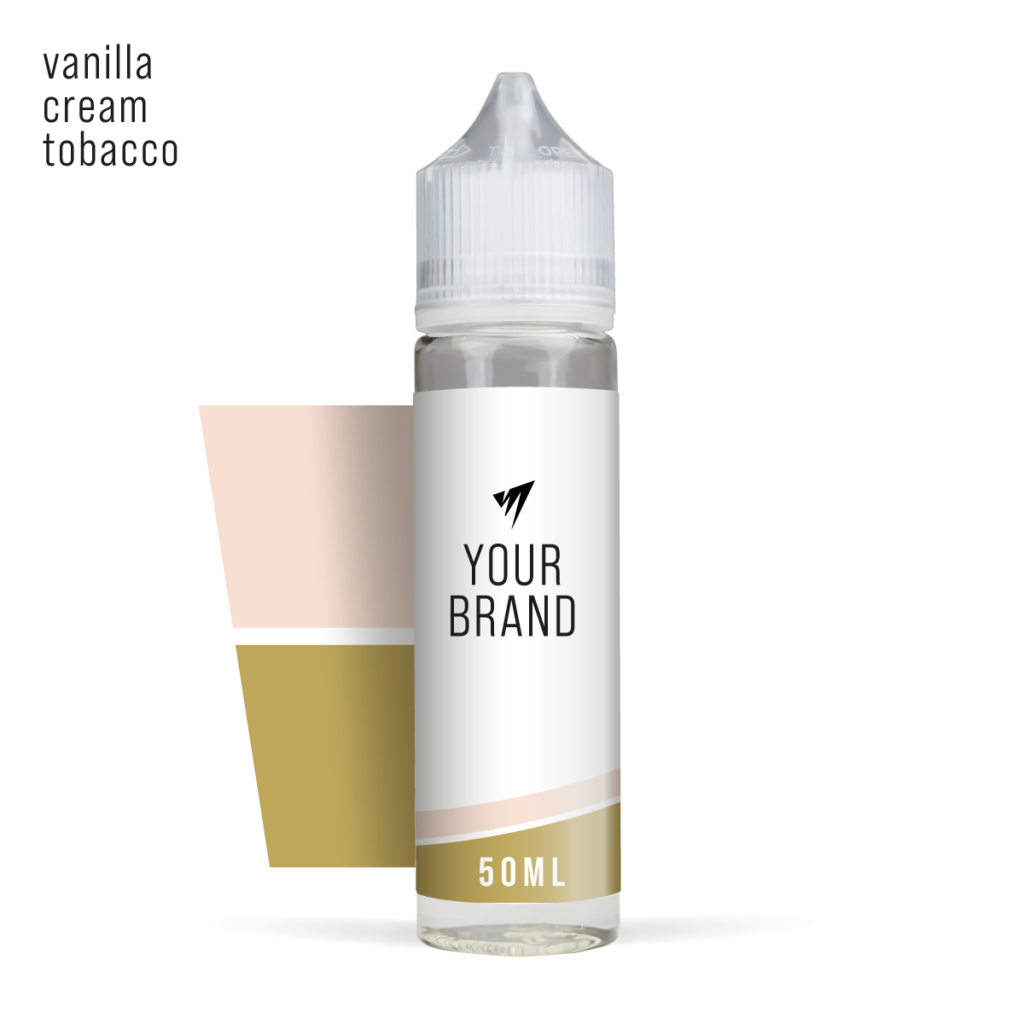 Vanilla Cream Tobacco 50ml Original White Background Studio Shot